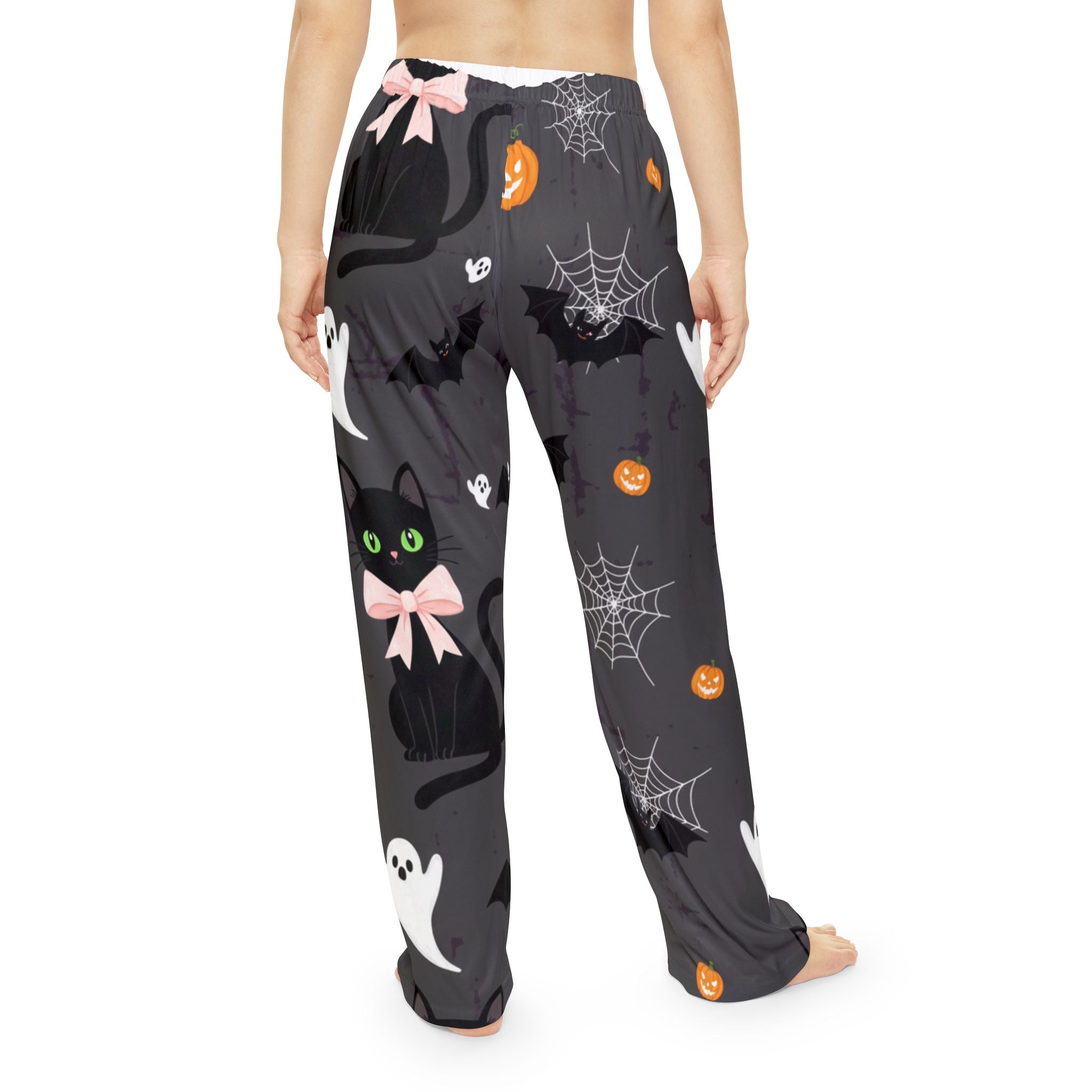 Halloween Cat Pajama Pants for Women