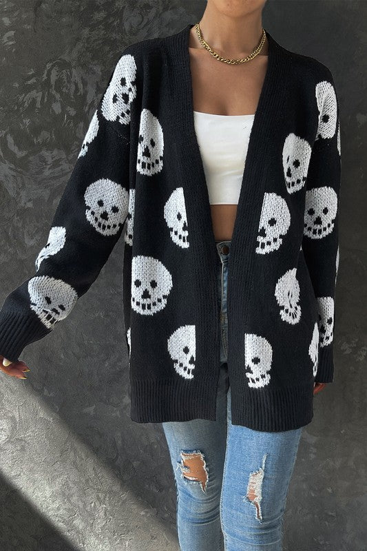 Halloween Skull Cardigan