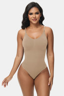 Spaghetti Strap Tummy Control Bodysuit