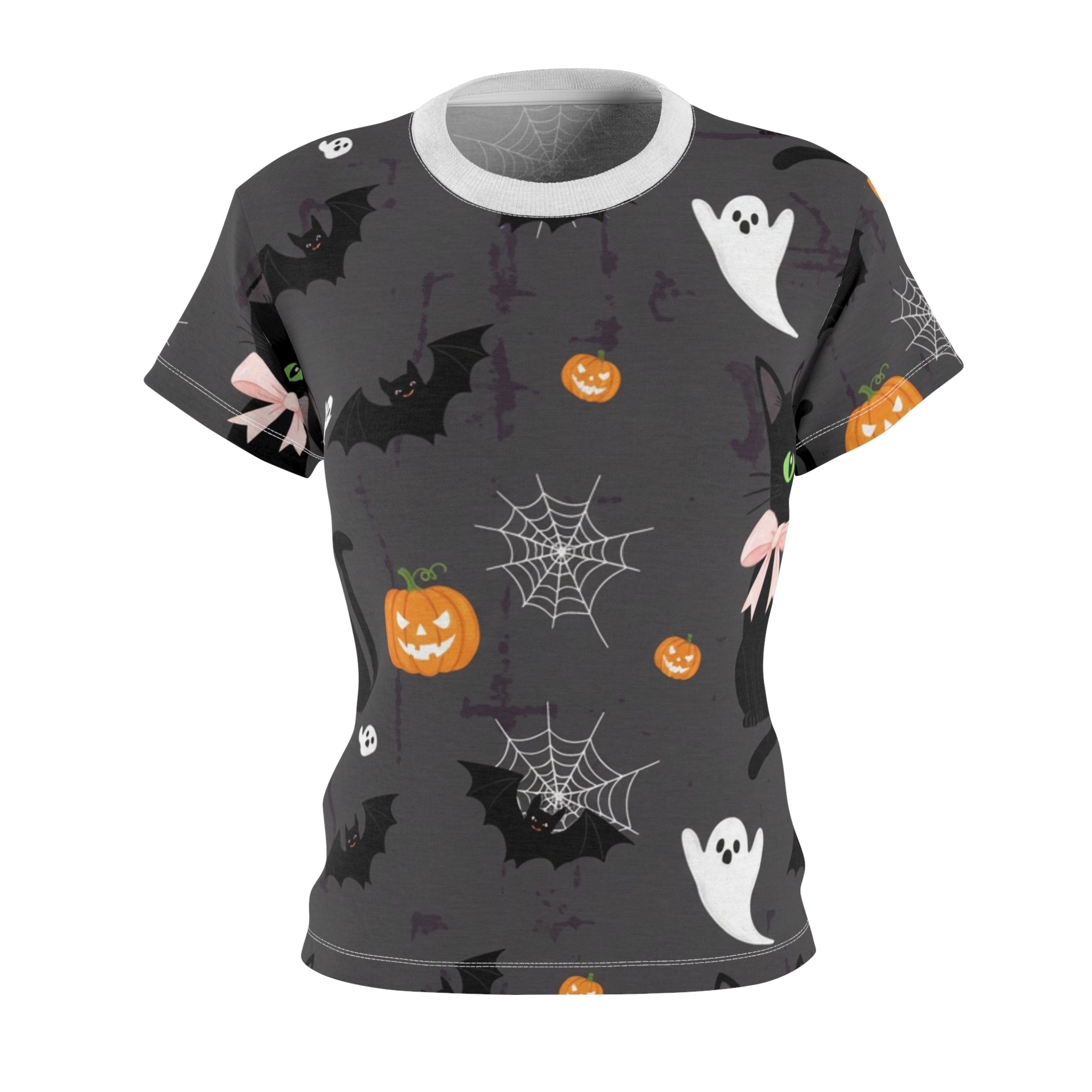 Spooky Halloween T-Shirt – Women's Cut & Sew Tee, Ghosts & Bats Design, Perfect for Fall Festivals, Trick-or-Treating, Haunted House [...]