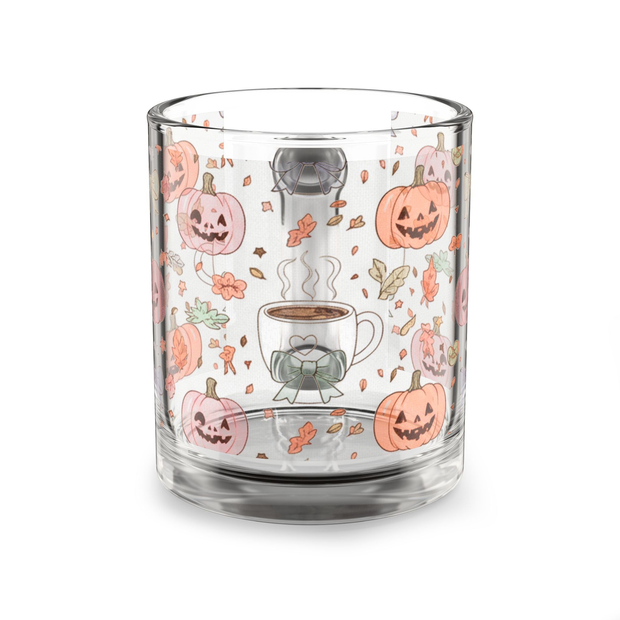 Halloween Pumpkin Glass Mug