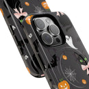 Spooky Halloween Phone Case, Tough Cases for Halloween Lovers, Cat & Ghost Design, Creative Phone Accessories