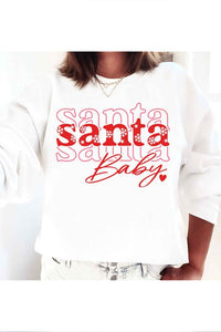 Santa Baby Christmas Graphic Sweatshirt