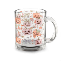 Halloween Pumpkin Glass Mug