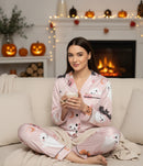 Copy of Women's Satin Pajamas - Cute Halloween Pajamas