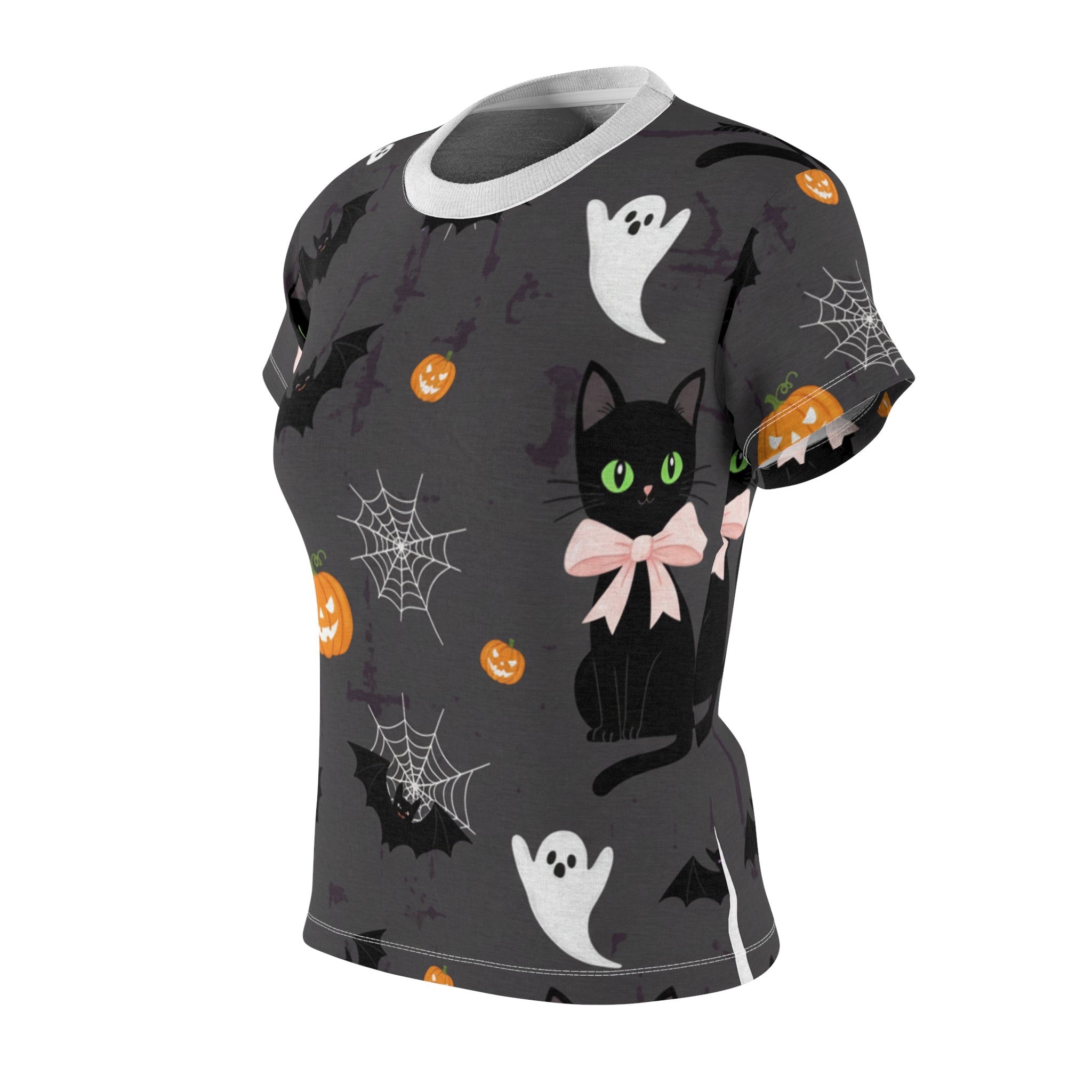 Spooky Halloween T-Shirt – Women's Cut & Sew Tee, Ghosts & Bats Design, Perfect for Fall Festivals, Trick-or-Treating, Haunted House [...]