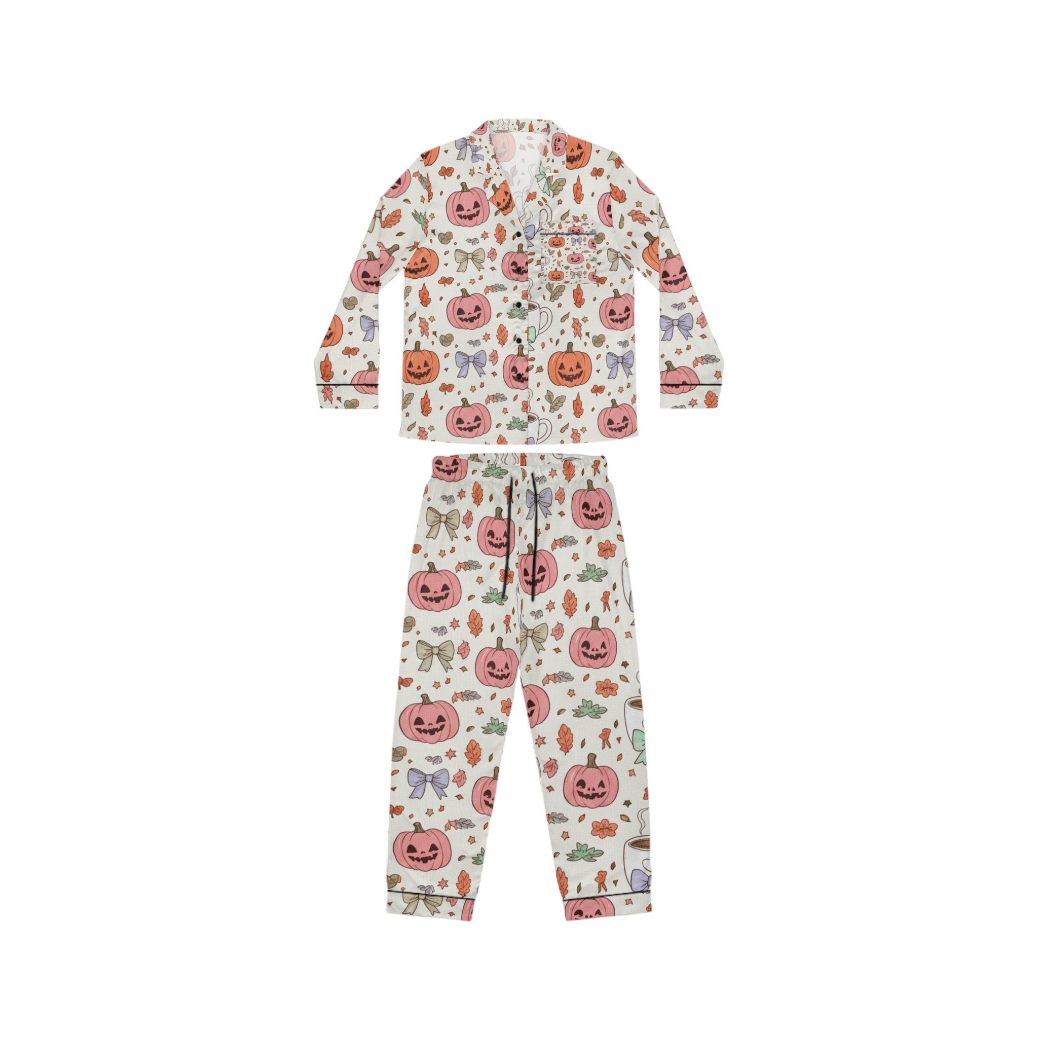 Women's Halloween Satin Pajamas