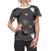 Spooky Halloween T-Shirt – Women's Cut & Sew Tee, Ghosts & Bats Design, Perfect for Fall Festivals, Trick-or-Treating, Haunted House [...]
