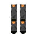Halloween Themed Sublimation Crew Socks | Fun, Cozy Footwear for Fall, Perfect for Parties, Gift for Halloween Lovers, Spooky Style