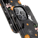 Spooky Halloween Phone Case, Tough Cases for Halloween Lovers, Cat & Ghost Design, Creative Phone Accessories