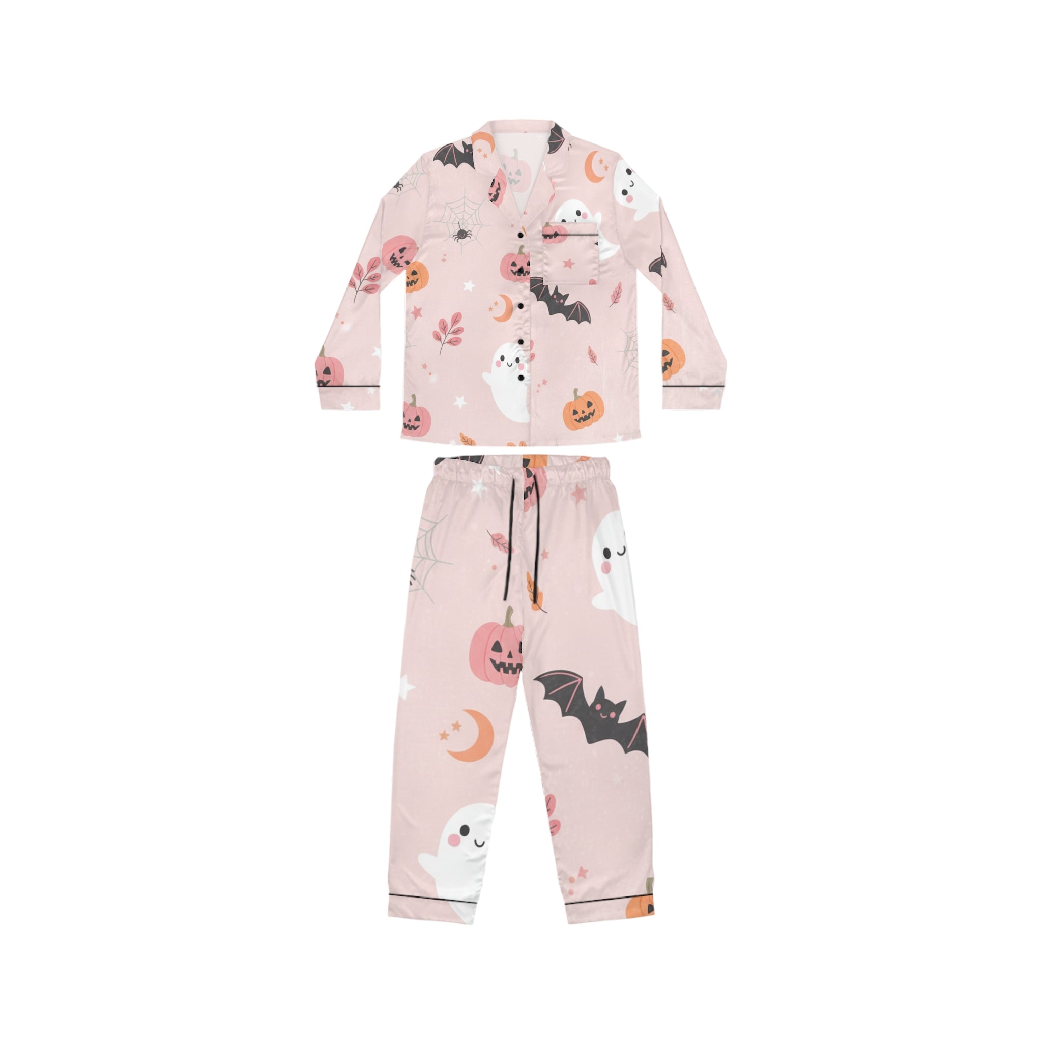 Women's Satin Pajamas - Cute Halloween Pajamas