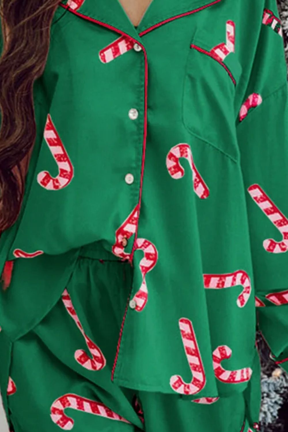 Candy Cane Pajama Set